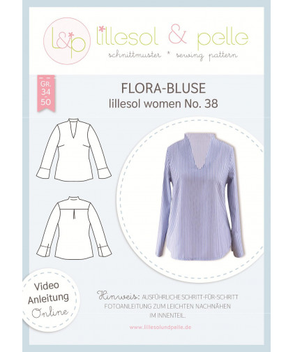 Bluse "Flora" Women No. 38 by lillesol & pelle, Papierschnitt
