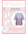 Volant-Bluse - Women No. 35 by lillesol & pelle, Papierschnitt