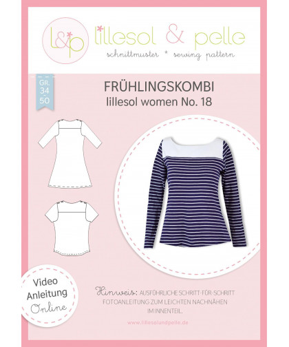 Shirt "Frühlingskombi"- Women No. 18 by lillesol & pelle, Papierschnitt
