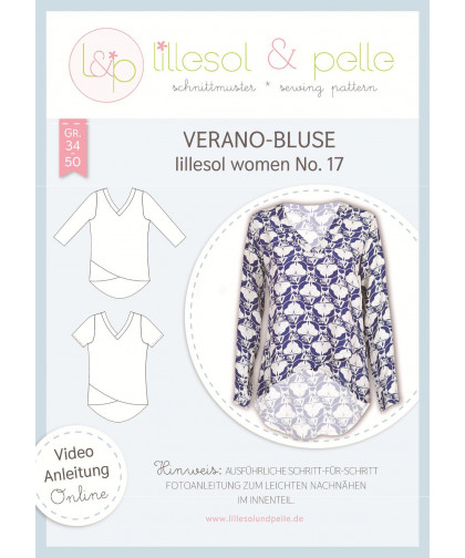 Bluse "Verano" Women No. 17 by lillesol & pelle, Papierschnitt