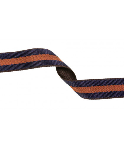 0,10m Gurtband "Streifen"dunkelblau 40mm