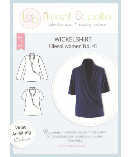 Wickelshirt - Women No. 41 by lillesol & pelle, Papierschnitt