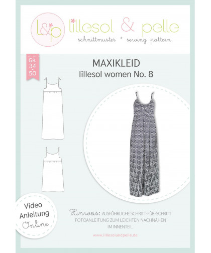 Maxikleid - Women No. 8 by lillesol & pelle, Papierschnitt