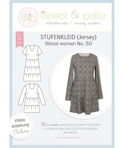 Stufenkleid Jersey - Women No. 50 by lillesol & pelle, Papierschnitt