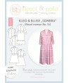 Kleid/Bluse "Sombra" Women No. 54 by lillesol & pelle, Papierschnitt