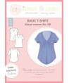 Basic T-Shirt - Women No. 56 by lillesol & pelle, Papierschnitt