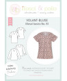 Volant-Bluse - basics No. 61 by lillesol & pelle, Papierschnitt