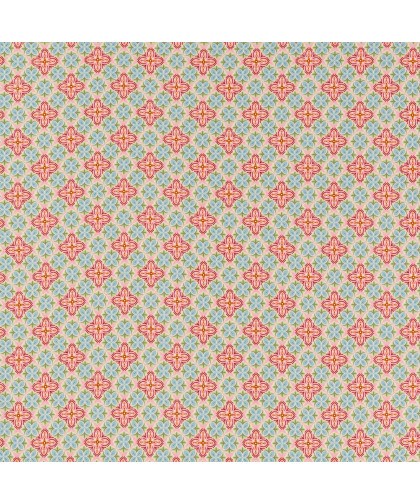 0,1m Baumwolle "Julia" Blüten, rosa