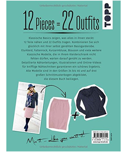 Buch "12 Pieces - 22 Outfits" - Gr. 34-46