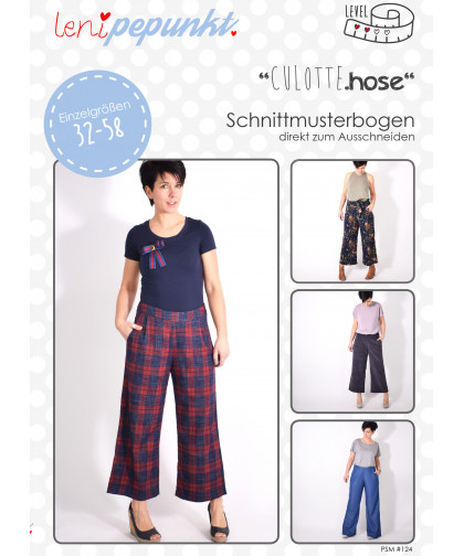 Hose "CULOTTE.hose" by leni pepunkt, Papierschnittmuster