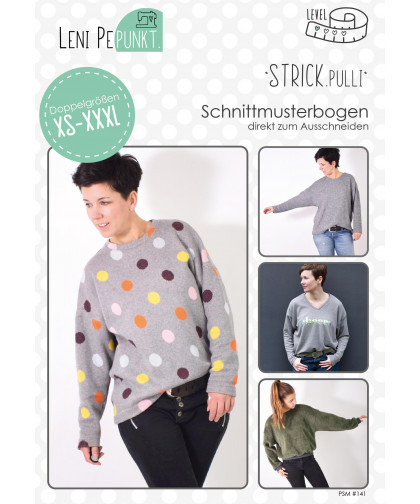 Pullover "STRICK.pulli" by leni pepunkt, Papierschnittmuster