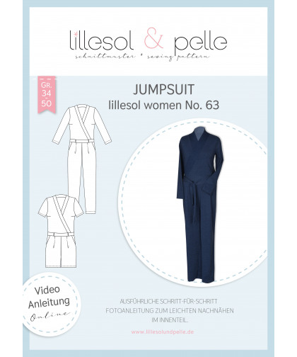 Jumpsuit - Women No. 63 by lillesol & pelle, Papierschnitt