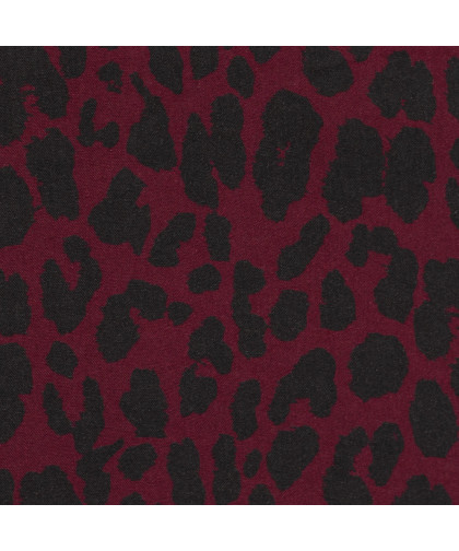 0,1m Viskose "Pauline" Leo - burgundy