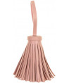 Quaste/Tassel mit Aufhänger aus Kunstleder Rosa