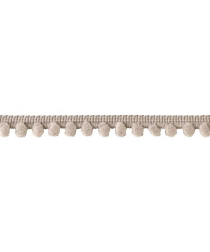 1m Pomponborte 12mm graubeige (884)