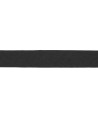 1m Schrägband uni 20mm - schwarz (000)