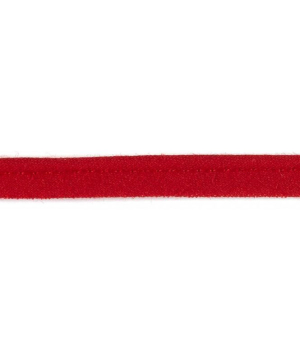 1m Paspelband 8mm uni - rot