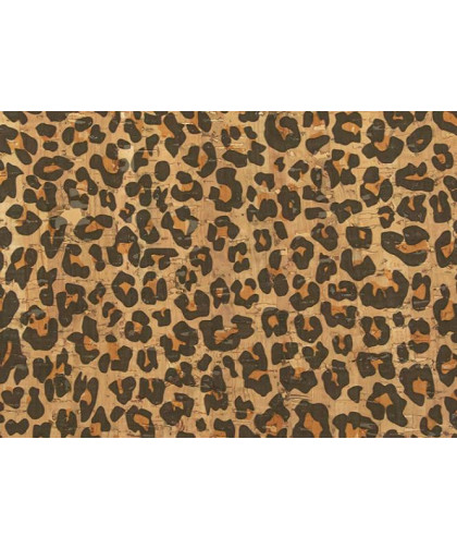 Korkstoff "Leopard" 70x50cm