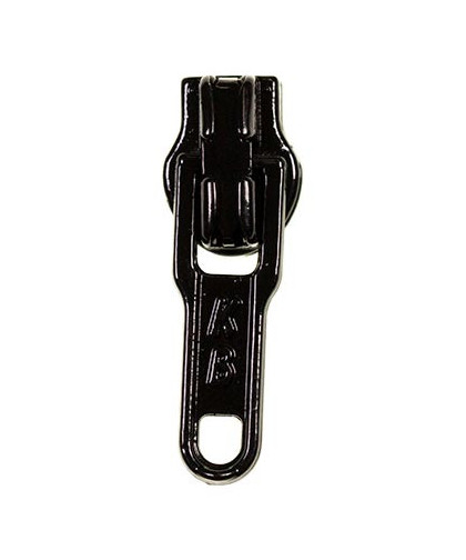 Zipper / Schieber f. Endlos-Reißverschluss schwarz