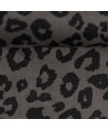 0,1m Wildlederimitat Stretch Suede "Clara" Leo - grau (285)