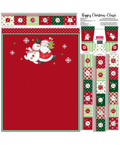 1 Panel Adventskalender “Happy Christmas" CLASSIC by Steinbeck