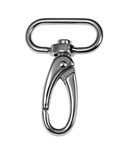 Karabinerhaken 30mm silber
