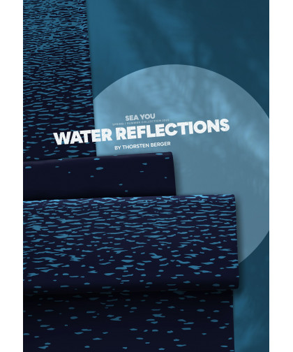 0,1m Bordüren- Jersey "Water Reflections" by Thorsten Berger