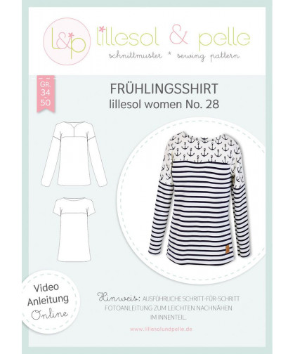 Shirt "Frühlingsshirt"- Women No.28 by lillesol & pelle, Papierschnitt