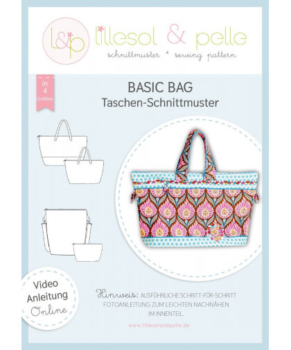 Tasche "Basic Bag" by lillesol & pelle, Papierschnitt