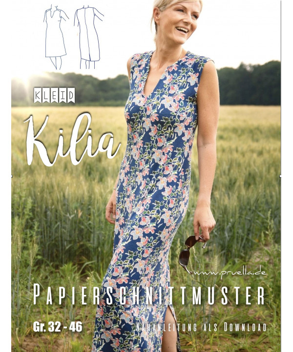 Kleid "Kilia" by Prülla, Papierschnitt