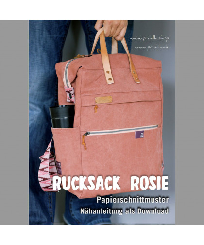 Rucksack "Rosie" by Prülla, Papierschnitt