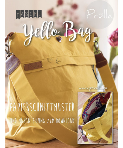 Schultertasche "Yello Bag" by Prülla, Papierschnitt