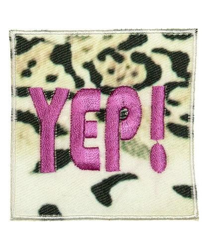 Label / Etikett / Aufnäher - Yep!