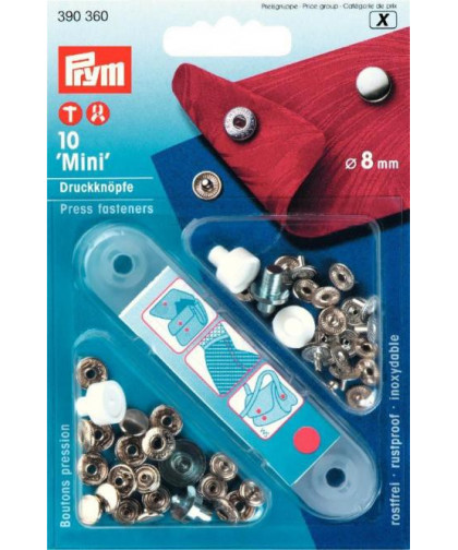 PRYM Druckknöpfe "Mini", 8mm