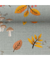 0,1m Jersey "Igel Iggi" Blätter by Christiane Zielinski