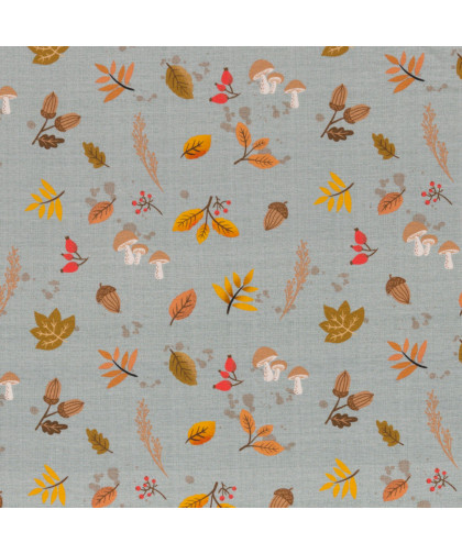 0,1m Jersey "Igel Iggi" Blätter by Christiane Zielinski