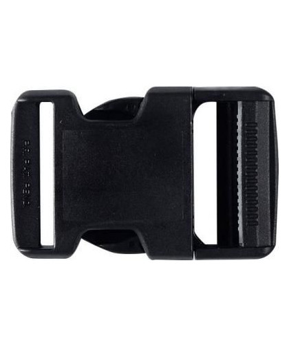 Steckschnalle Kunststoff 40mm schwarz