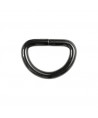 Halbrundringe / D-Ringe 25mm gunmetal