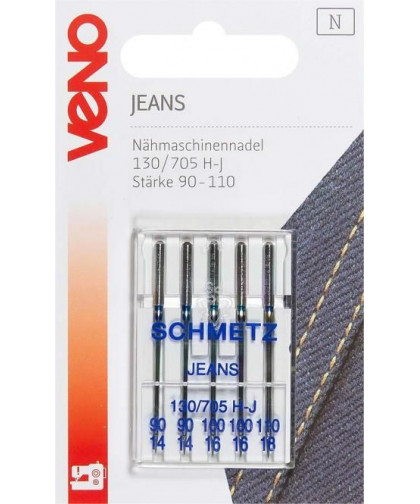 Nähmaschinennadeln JEANS Stärke 90-110 // 130/705 H-J