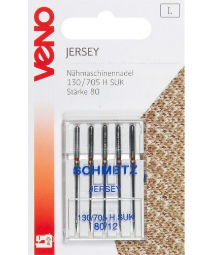 Nähmaschinennadeln JERSEY Stärke 80 // 130/705 H-SUK
