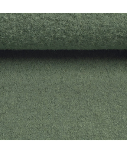 0,1m Gekochte Wolle aus Schurwolle "Merino" - smaragd