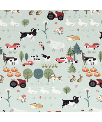 0,1m Jersey "Vintage Farm" Bauernhof
