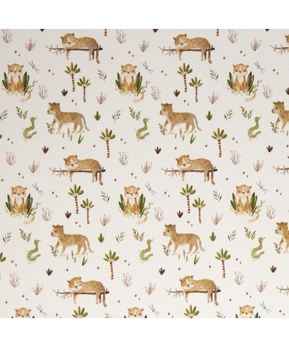 0,1m  Jersey "Animals" - Leoparden
