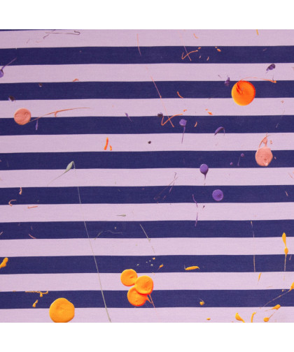 0,1m Modal-French Terry "Hey ho" by Cherry Picking