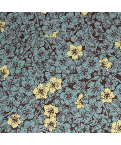 0,1m Viskose "Florecita" by Bienvenido Colorido