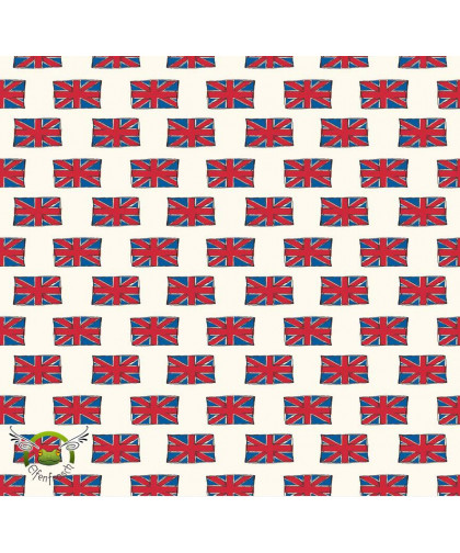 0,1m PW Baumwolle "British Invasion" by Riley Blake
