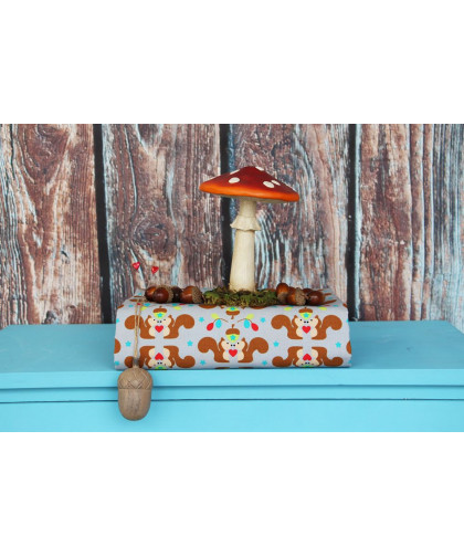 0,1m Baumwolle "Magic Wood POP" by Cherry Picking