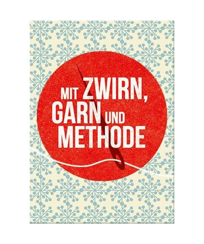 Postkarte - Mit Zwirn, Garn und Methode