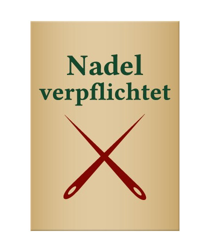 Postkarte - Nadel verpflichtet