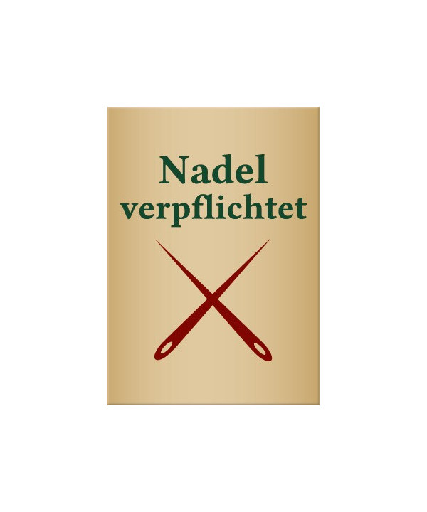 Postkarte - Nadel verpflichtet